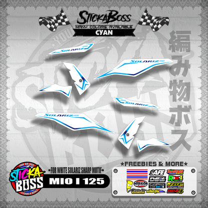 MIO I 125 MALAYSIAN DECALS ( FOR WHITE SOLARIZ SHARP MOTIF )【WITH FREEBIES】