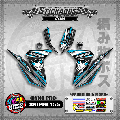 SNIPER 155 STICKER DECALS ( DYNO PRO )【WITH FREEBIES】