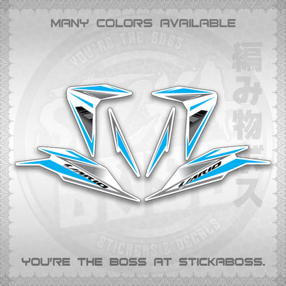 CLICK 125 V3 INDO CONCEPT ( FOR WHITE SLASH BLADE VARIO ) STICKER DECALS By STICKABOSS