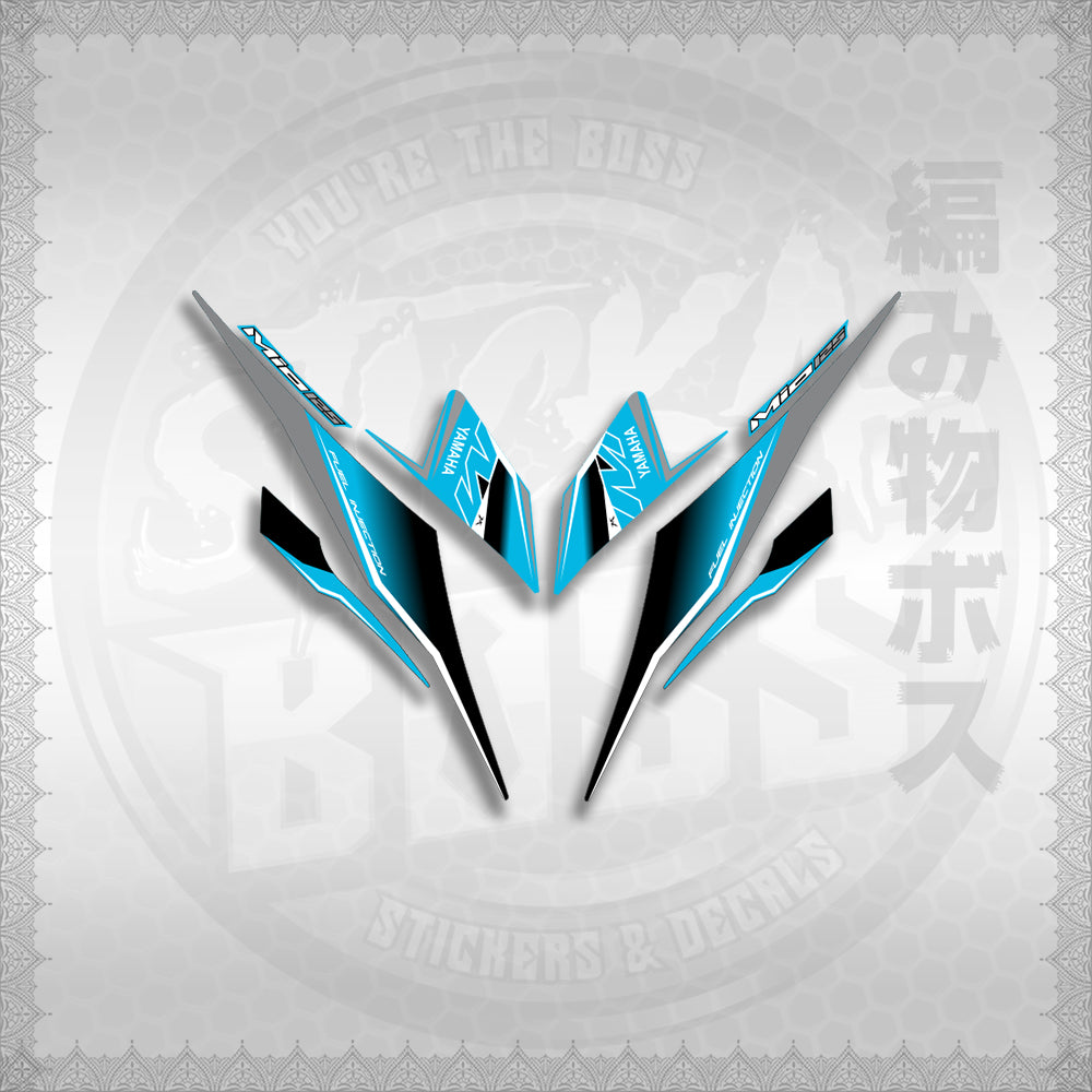 STICKER DECALS for MIO I 125 M3 (MIISTMO) By STICKABOSS (SOFIE LAMINATED WATERPROOF)