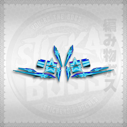 STICKER DECALS for AEROX 155 V2 MALAYSIAN (AV2NESTMO01) By STICKABOSS (SOFIE LAMINATED WATERPROOF)