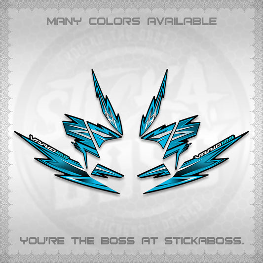 CLICK 125 V4 INDO VARIO DECALS (2026 VANDOREN STYLE) STICKER DECALS By STICKABOSS