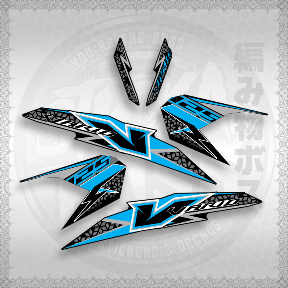 CLICK 125 V3 MALAY / INDO CONCEPT (CV3STSTVAA29) By STICKABOSS (SOFIE LAMINATED WATERPROOF)