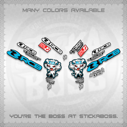 AEROX V2 DECALS (2026 RACE ZOMBIE DESIGN) STICKER DECALS By STICKABOSS