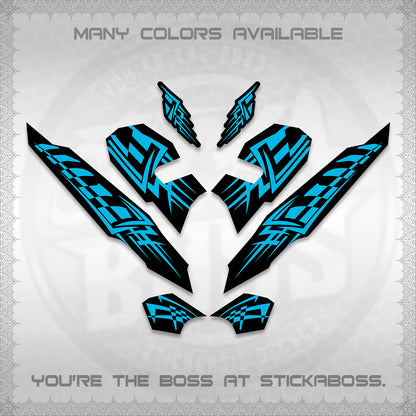 CLICK 125 V3 VARIO INDO-MALAY DECALS (2026 TRIBAL LINES DESIGN) STICKER DECALS By STICKABOSS