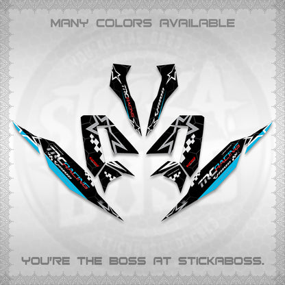 CLICK V4 DECALS (2026 TRC RACING DESIGN)STICKER DECALS By STICKABOSS
