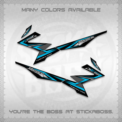 RAIDER 150 FI DECALS (TH CODE 1) STICKER DECALS BY STICKABOSS