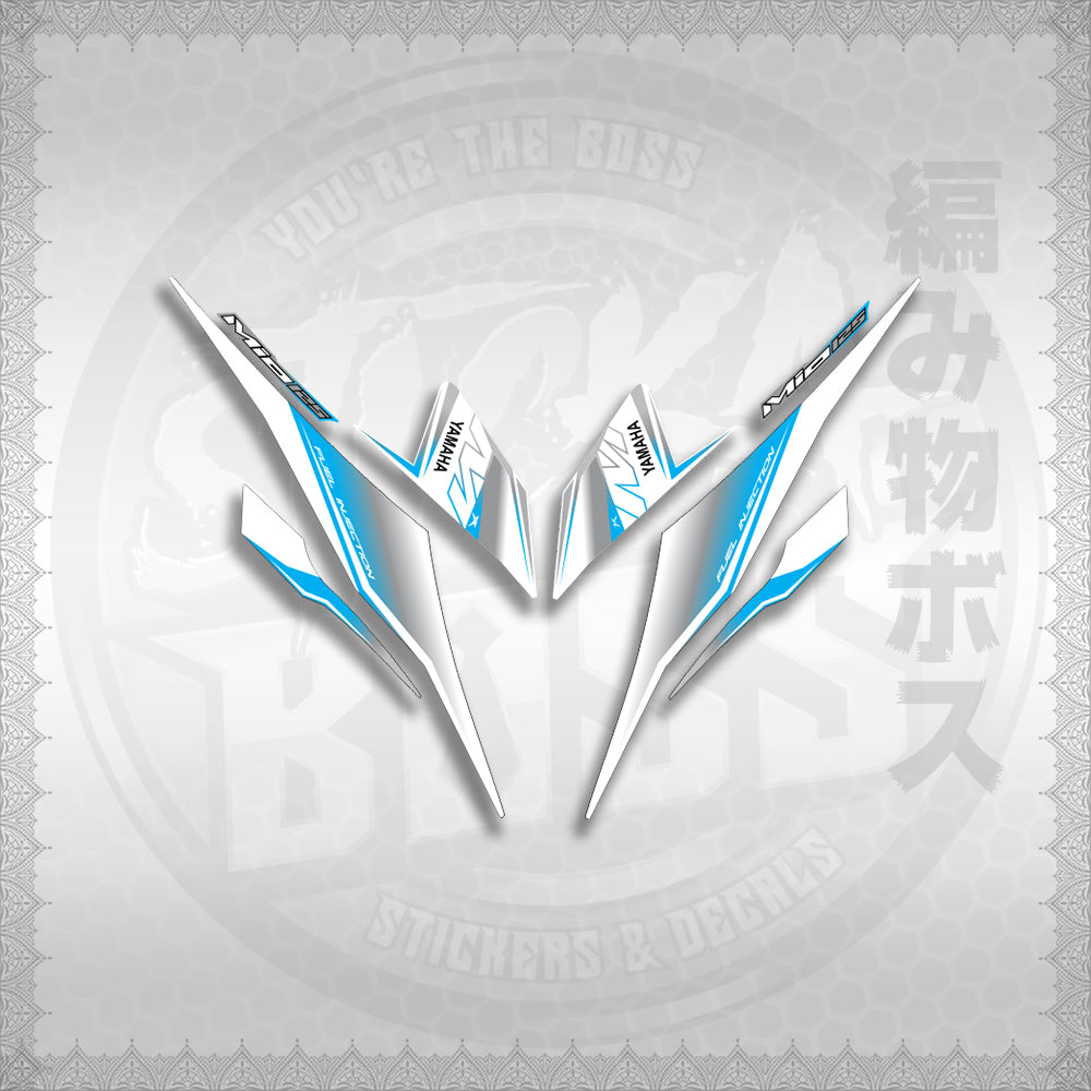 STICKER DECALS for MIO I 125 M3 (MIISTMOFOWH) By STICKABOSS (SOFIE LAMINATED WATERPROOF)