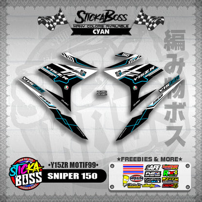 SNIPER 150 DECALS ( Y15ZR MOTIF99 )【WITH FREEBIES】