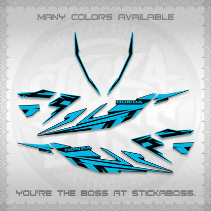 CLICK 125 V4 DECALS (2026 MINIMAL 001 DESIGN) STICKER DECALS By STICKABOSS
