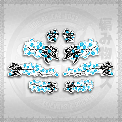 STICKER DECALS for NMAX V1 INDO FOR WHITE (NV1FWSAXFL) By STICKABOSS (SOFIE LAMINATED WATERPROOF)