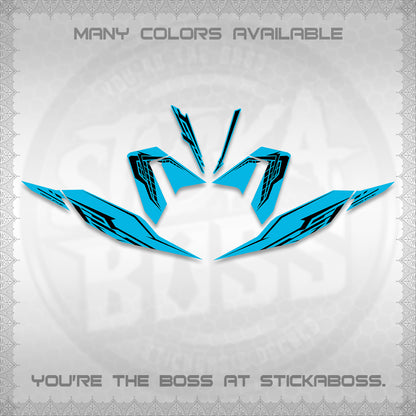 CLICK 125 V4 DECALS (2026 VEERIZA STYLISH DESIGN) STICKER DECALS By STICKABOSS