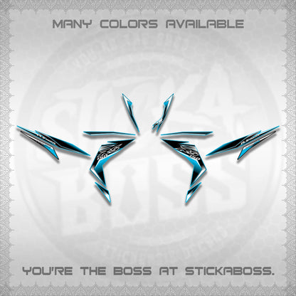 WINNER 150 V1 DECALS (GTR 150 RS PATTERN)STICKER DECALS By STICKABOSS