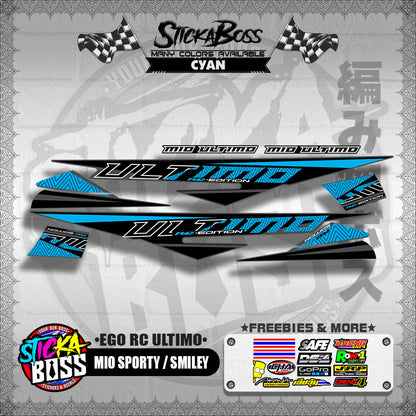 MIO SPORTY / SMILEY DECALS ( EGO RC ULTIMO )【WITH FREEBIES】