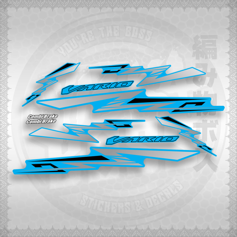 CLICK V2 ( VARIO ALPHA x OMEGA ) STICKER DECALS By STICKABOSS