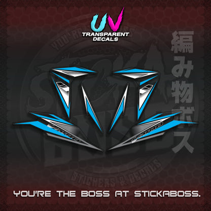 【PREMIUM UV PRINT】CLICK 125 V3 INDO CONCEPT ( TRANSPARENT SLASH BLADE VARIO ) STICKER DECALS By STICKABOSS