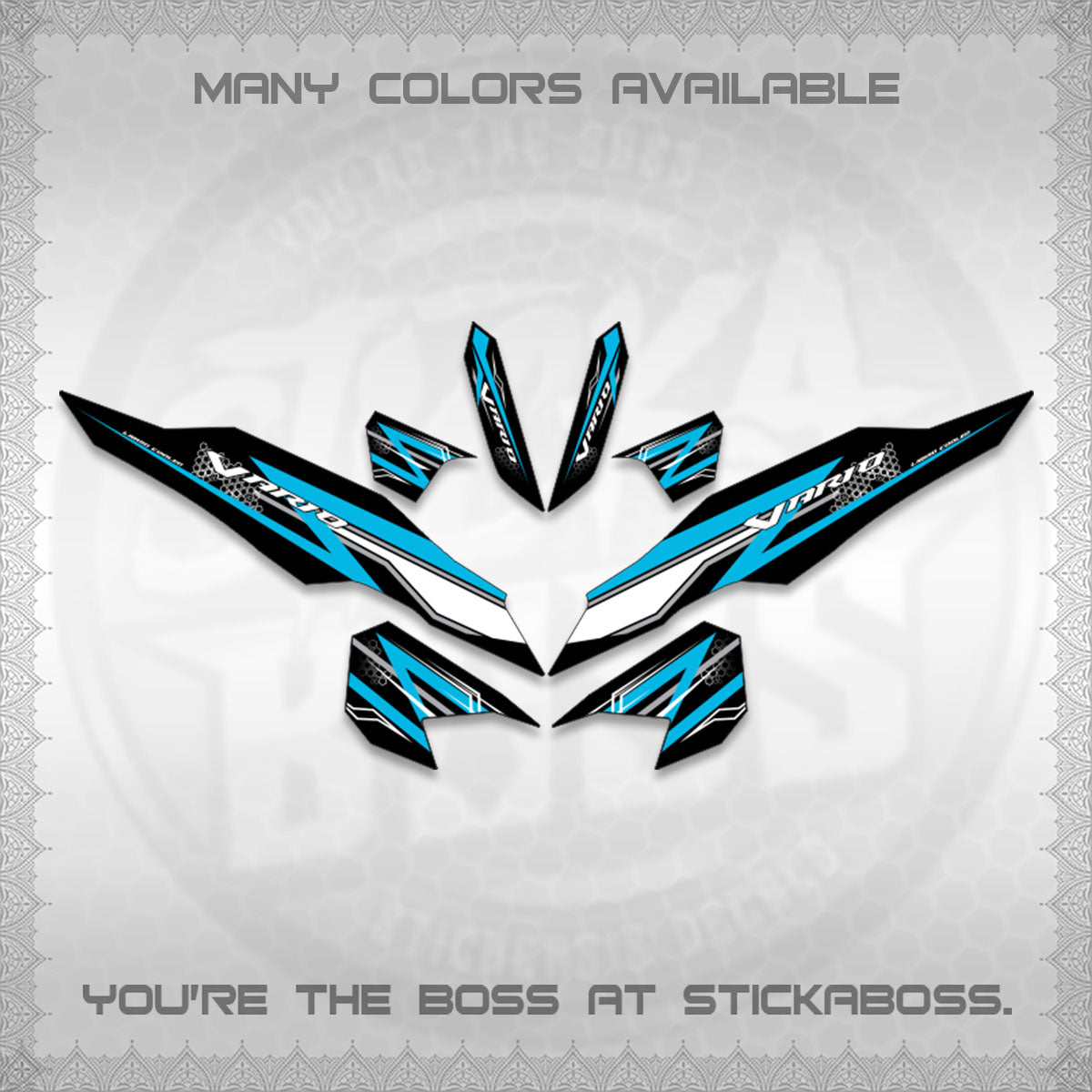 CLICK 125 V3 INDO-MALAY VARIO DECALS (2026 CODE1 DESIGN)STICKER DECALS By STICKABOSS
