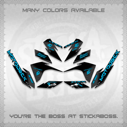 CLICK V3 DECALS (ONE GARAGE INSPIRED)STICKER DECALS BY STICKABOSS