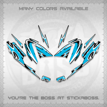 CLICK 125 V4 VARIO STRIPING DECALS (2026 NEW LED DESIGN) STICKER DECALS By STICKABOSS