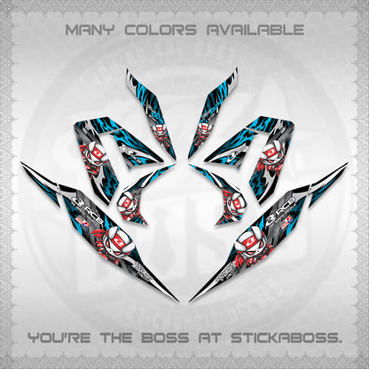 CLICK 125 V4 DECALS (2026 NEW RCB 2.0 DESIGN) STICKER KITS BY STICKABOSS