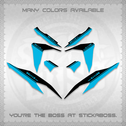 CLICK V2 DECALS (TRUENO STYLE DESIGN) STICKER KITS BY STICKABOSS