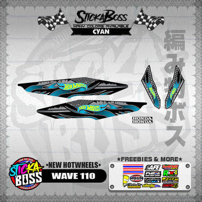 WAVE 110 DECALS ( NEW HOTWHEELS)【WITH FREEBIES】