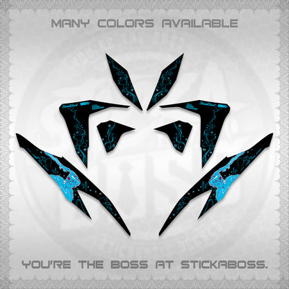 CLICK V2 DECALS (2026 2F2F SWIRL DESIGN) STICKER KITS BY STICKABOSS