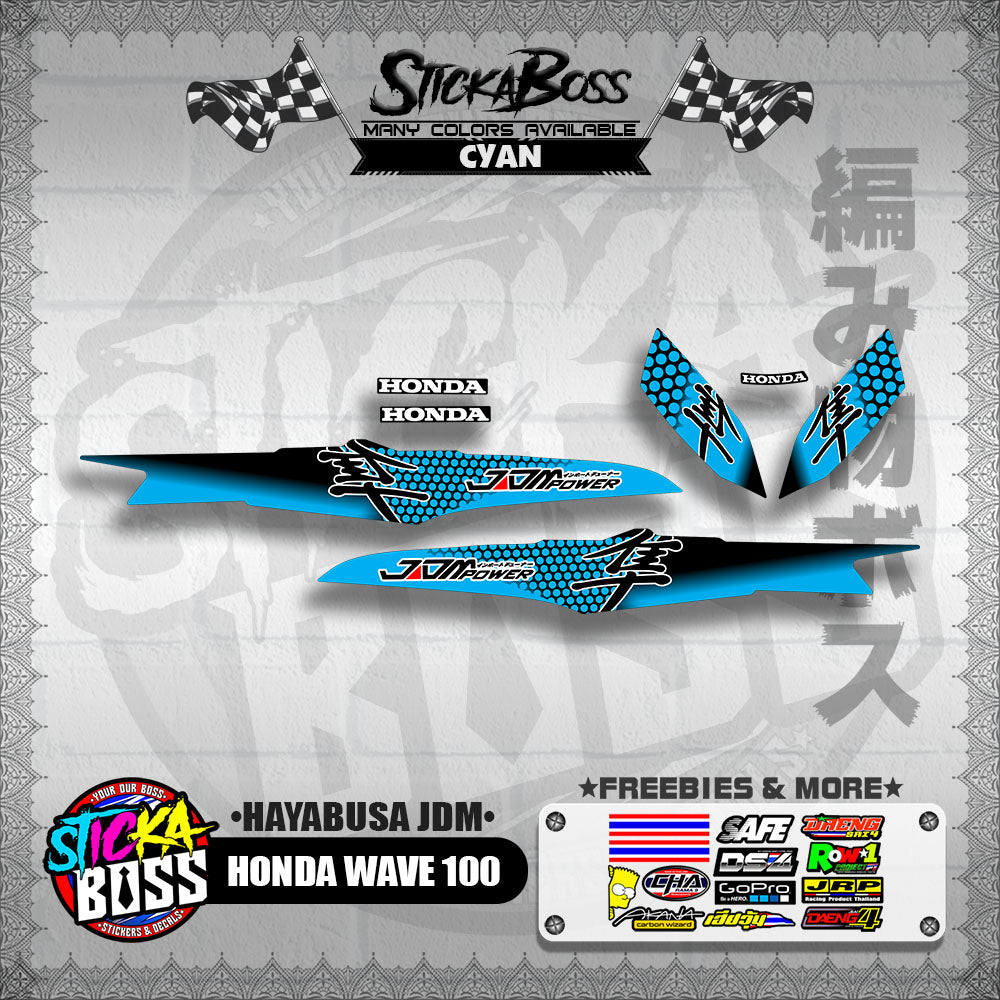 HONDA WAVE 100 ( HAYABUSA JDM )【WITH FREEBIES】