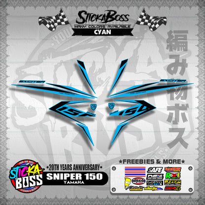 SNIPER 150 DECALS ( 20TH YEARS ANNIVERSARY )【WITH FREEBIES】