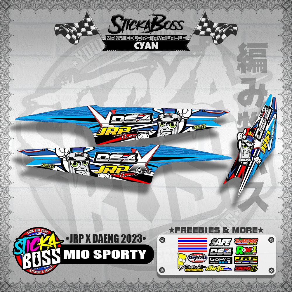 MIO SPORTY DECALS ( DAENG X JRP 2023 )【WITH FREEBIES】