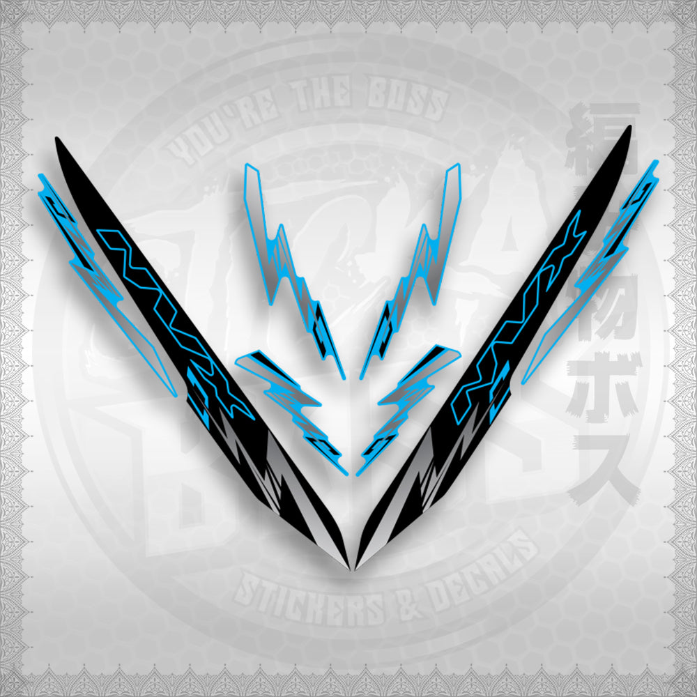 AEROX 155 V1 INDO-MALAY CONCEPT ( NVX ALPHA x OMEGA ) STICKER DECALS By STICKABOSS