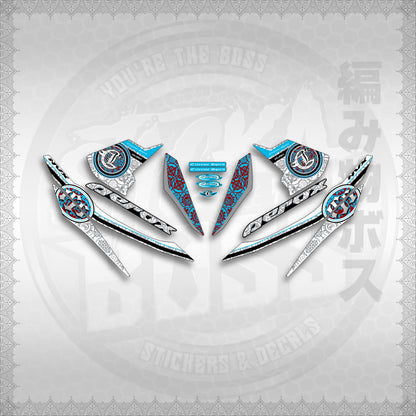 STICKER DECALS for AEROX V1 (AV1EXSPNV) By STICKABOSS (SOFIE LAMINATED WATERPROOF)