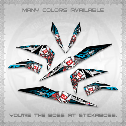 BEAT FI V2 DECALS (2026 NEW RCB 2.0 DESIGN) STICKER KITS BY STICKABOSS