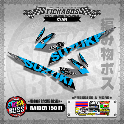 RAIDER 150 FI DECALS ( MOTOGP RACING DESIGN )【WITH FREEBIES】