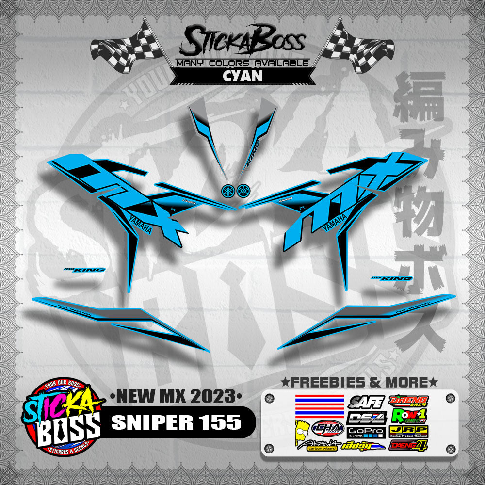 SNIPER 155 DECALS ( NEW MX 2023 )【WITH FREEBIES】