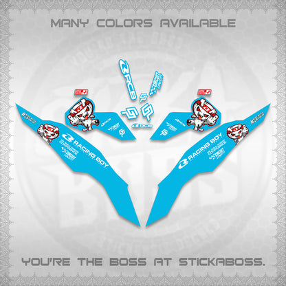 CLICK V3 DECALS (2026 RACE ZOMBIE DESIGN)STICKER DECALS By STICKABOSS