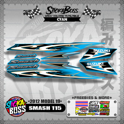 SMASH 115 DECALS ( 2012 MODEL 19 )【WITH FREEBIES】
