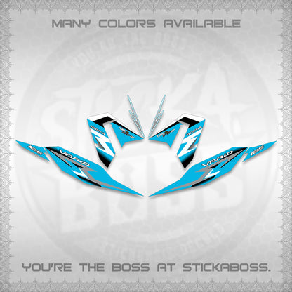 CLICK 125 V4 VARIO DECALS (2026 VR0006 DESIGN) STICKER KITS BY STICKABOSS