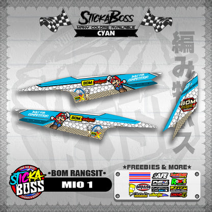 MIO 1 INDO DECALS ( BOM RANGSIT )【WITH FREEBIES】