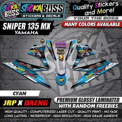 Sniper 135 MX Thailand Decals ( JRP x DAENG )【WITH FREEBIES】