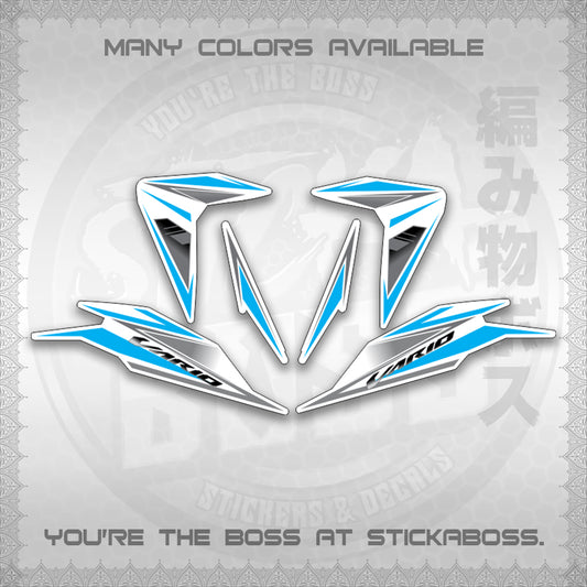 CLICK 125 V3 INDO CONCEPT ( FOR WHITE SLASH BLADE VARIO ) STICKER DECALS By STICKABOSS