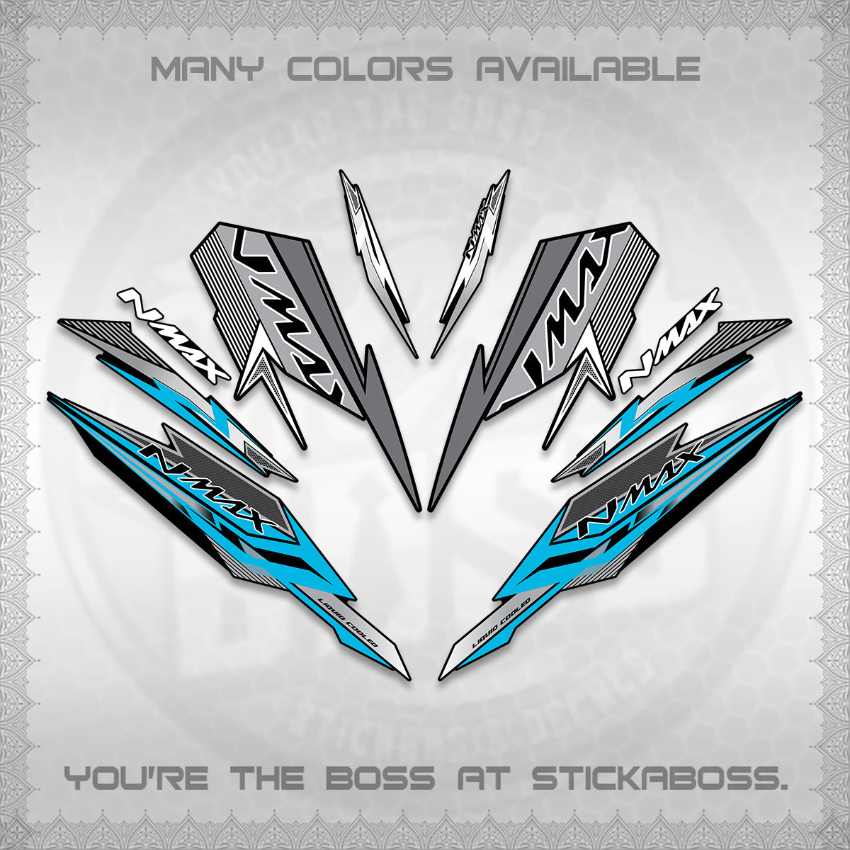 NMAX V2 DECALS (2026 VARIO STYLE) STICKER DECALS By STICKABOSS