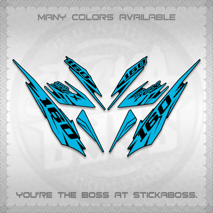 PCX 150 160 INDO DECALS (2026 NEW 08 DESIGN) STICKER DECALS By STICKABOSS