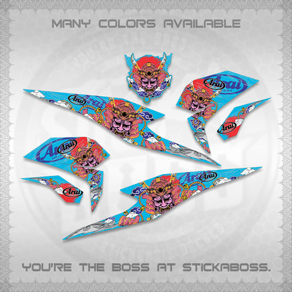 BEAT FI INDO DECALS (2026 NEW SAMURAI MOTIF) STICKER KITS BY STICKABOSS