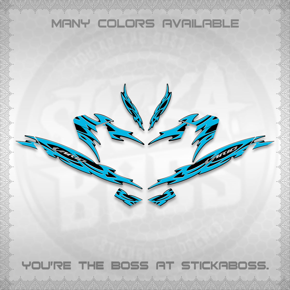CLICK 125 V4 INDO VARIO DECALS (2026 NUSANTARA STRIPING) STICKER DECALS By STICKABOSS