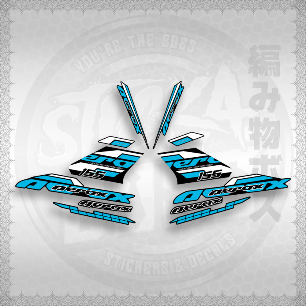 AEROX 155 V1 THAI CONCEPT ( NITRO EDGE ) STICKER DECALS By STICKABOSS