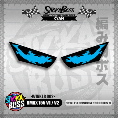 NMAX 155 V1 / V2 (WINKER 002) TRANSPARENT【WITH FREEBIES】