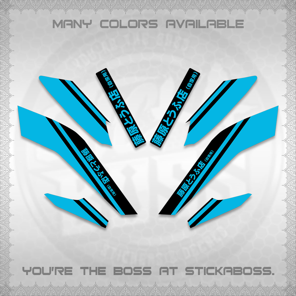 NMAX V2 DECALS (TRUENO STYLE DESIGN) STICKER KITS By STICKABOSS