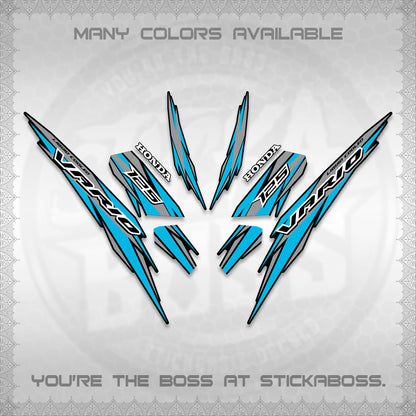 CLICK 125 V3 INDO DECALS (2024 SV 22-A1 STYLE) STICKER KITS By STICKABOSS