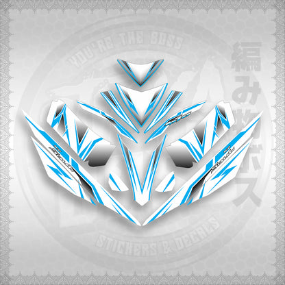 STICKER DECALS for MIO 4 (MIRGADEFOWH) By STICKABOSS (SOFIE LAMINATED WATERPROOF)